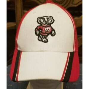 Mens Baseball Hat University of Wisconsin Bucky Badgers NCAA Adjustable